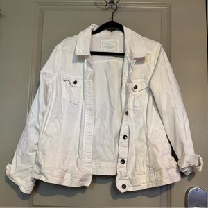 Sonoma White Denim Jacket